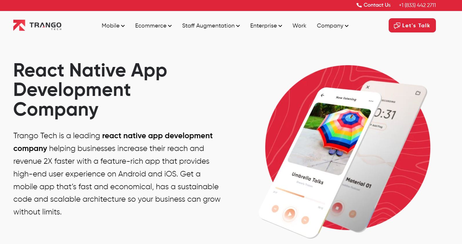 Hire a Leading React Native App Development Company