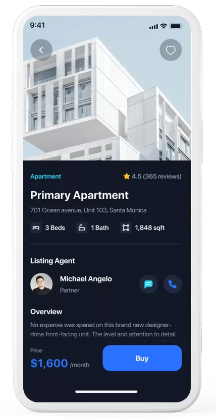Real Estate Agent App