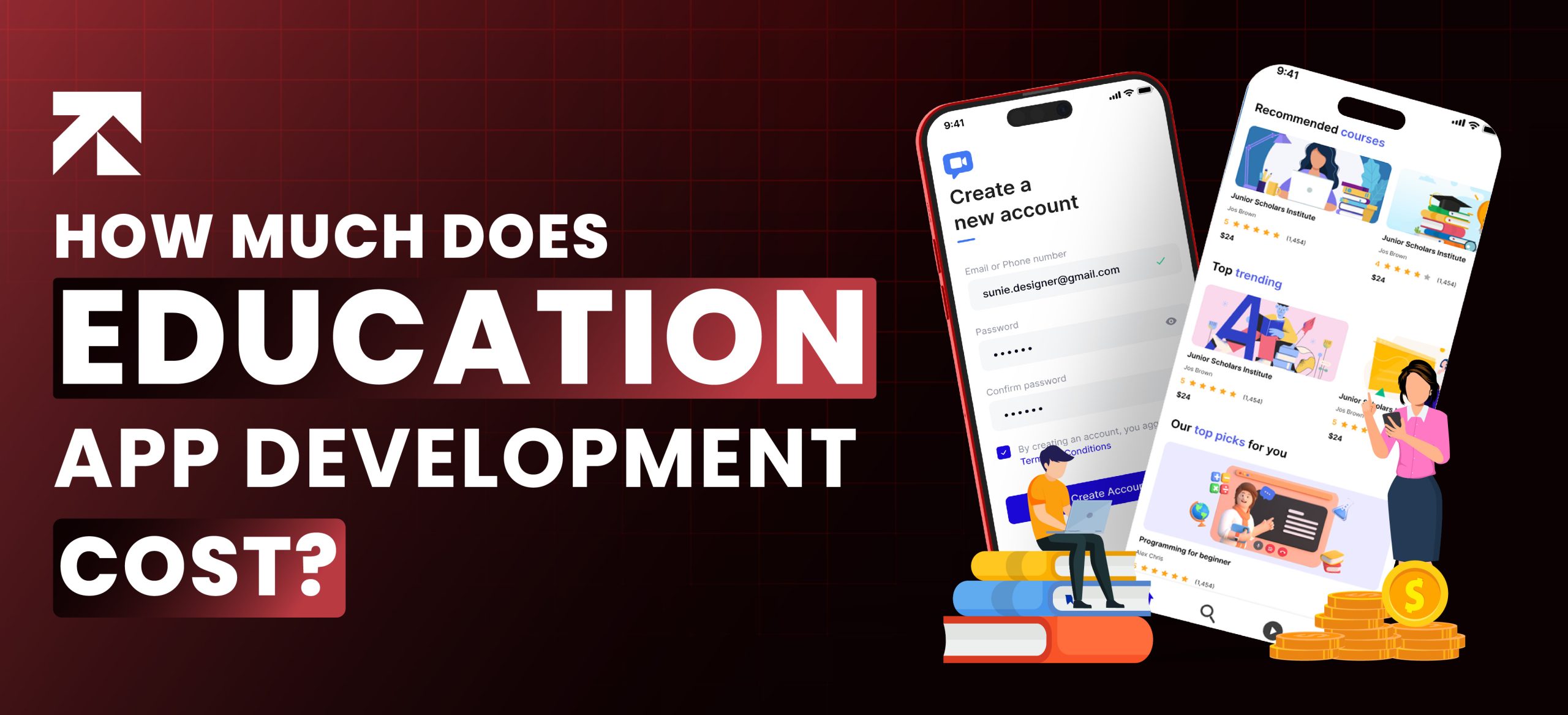 education app development cost blog banner
