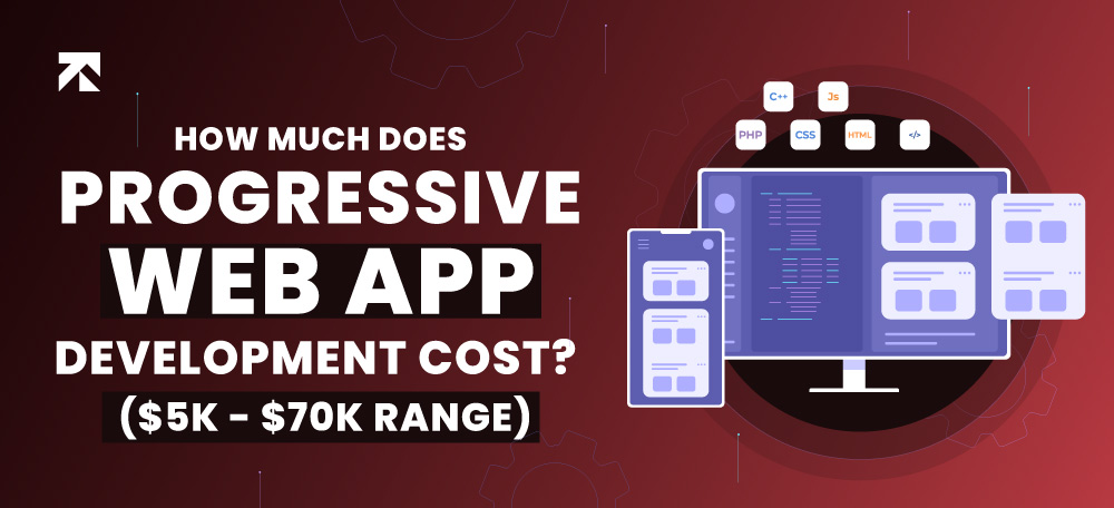 blog banner of progressive web app development cost