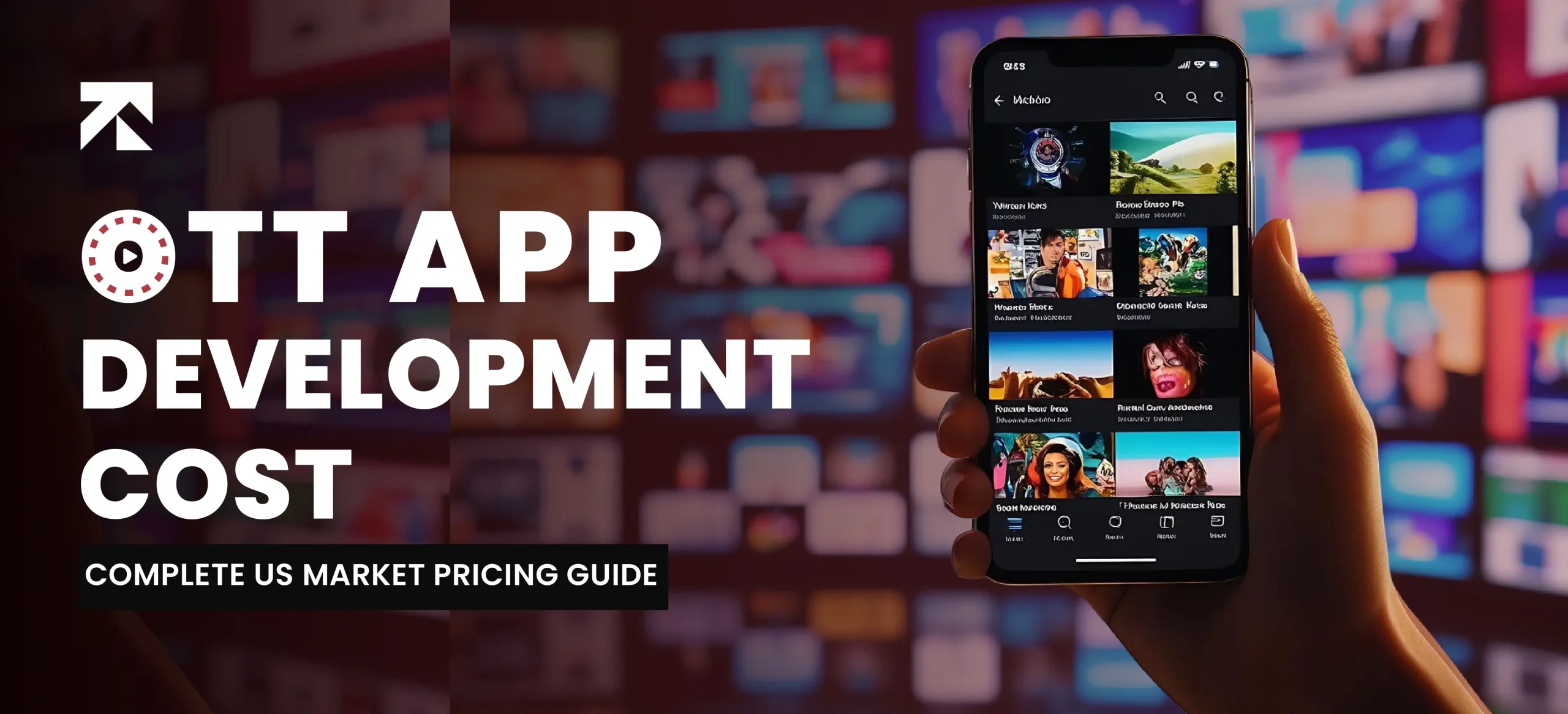 blog banner of OTT app development cost